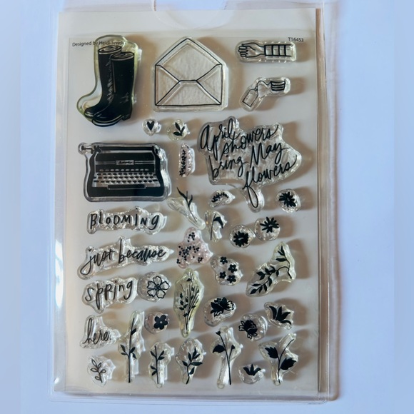 4x6 Heidi Swapp Photopolymer Stamp Set - Picture 1 of 1